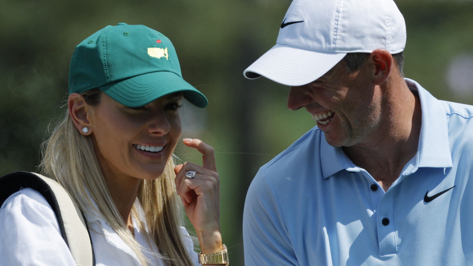 Rory McIlroy with wife Erica