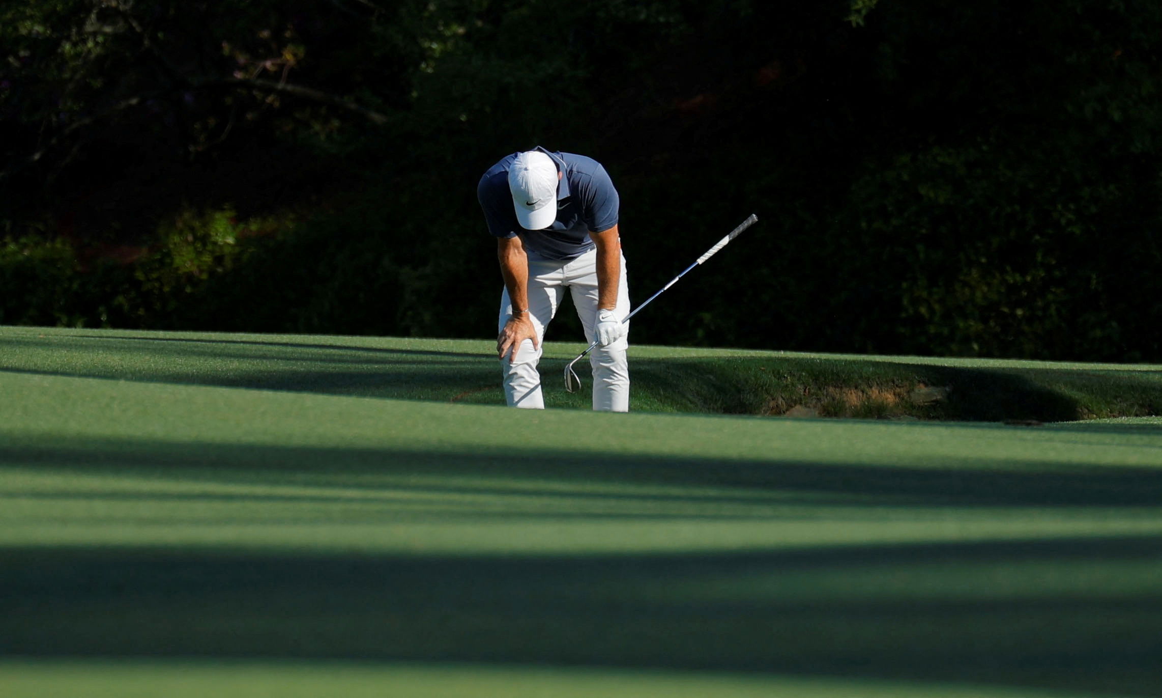 Rory made a shocking double on 13