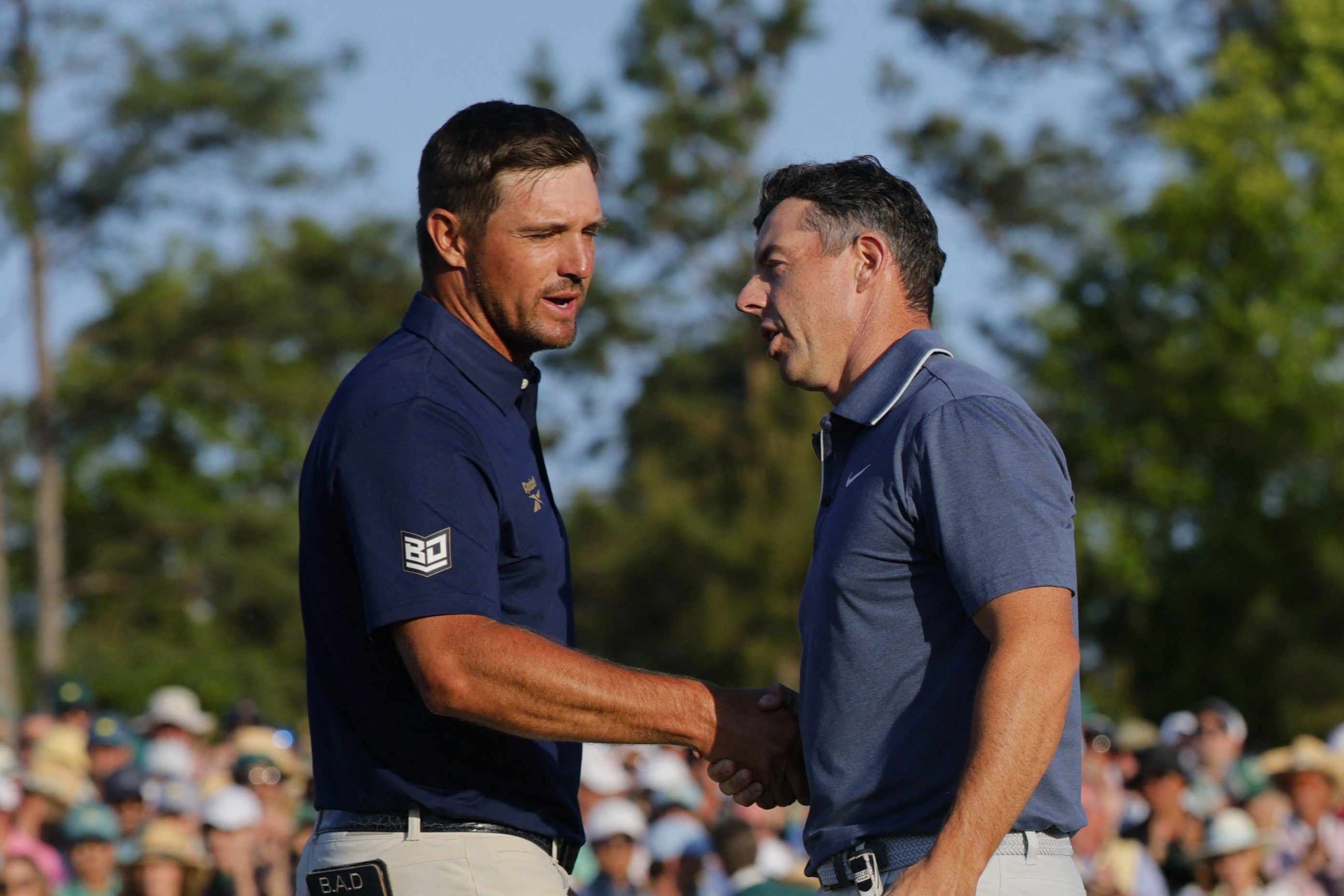 Bryson DeChambeau and Rory McIlroy