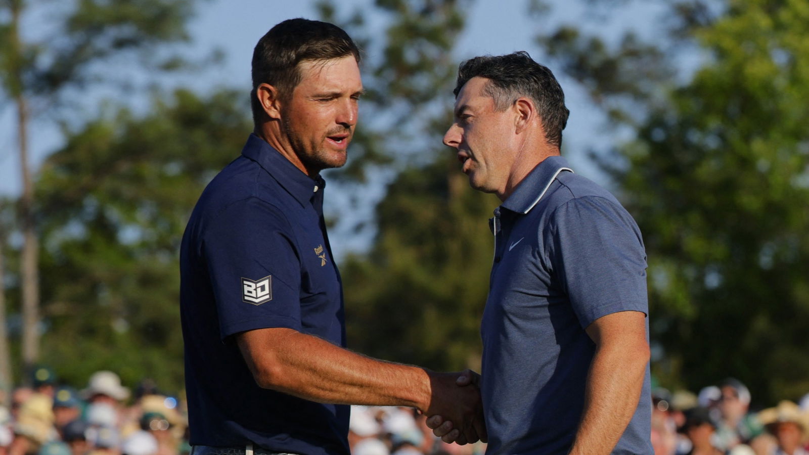 Bryson DeChambeau and Rory McIlroy