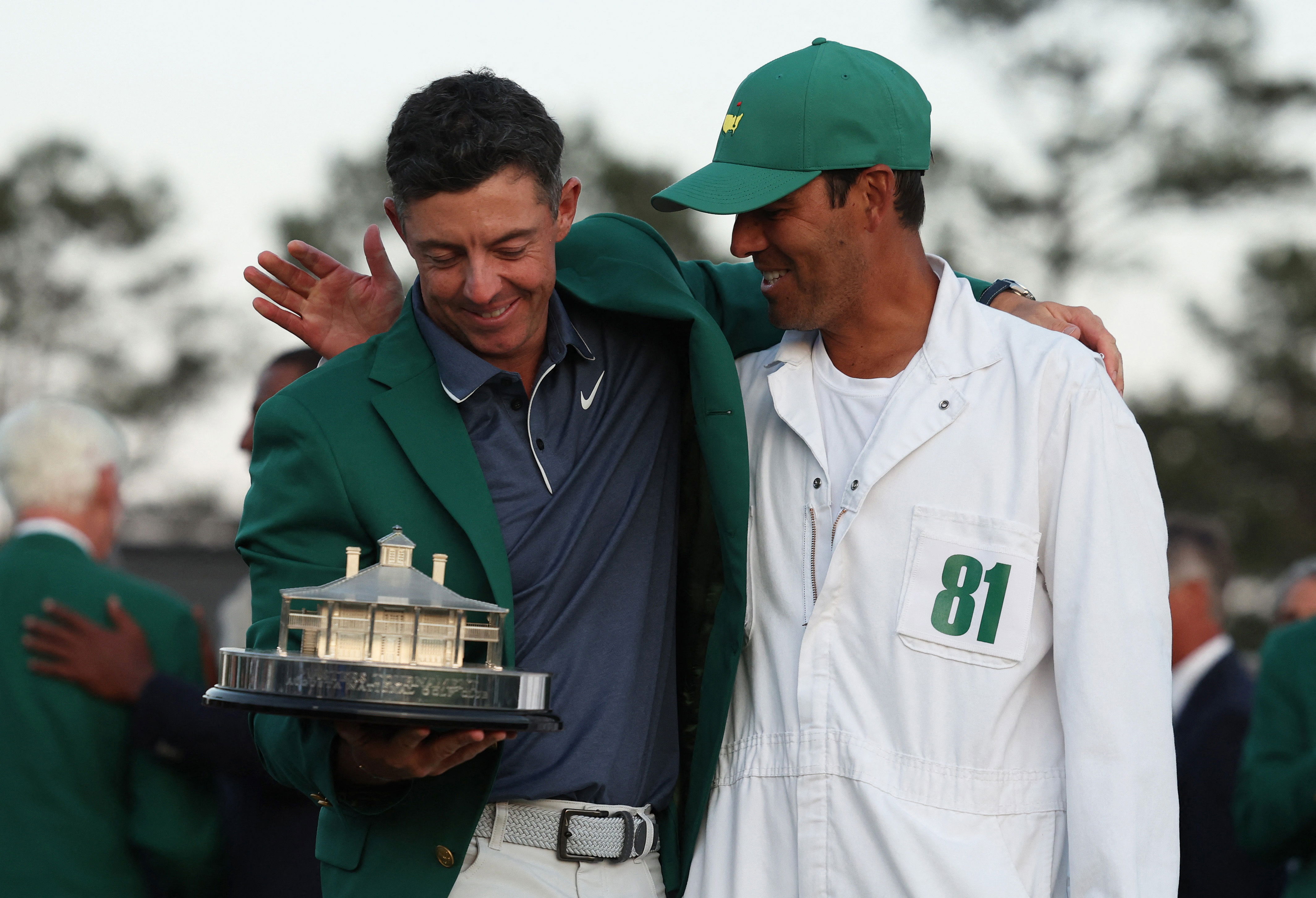 Rory with his caddie Harry Diamond