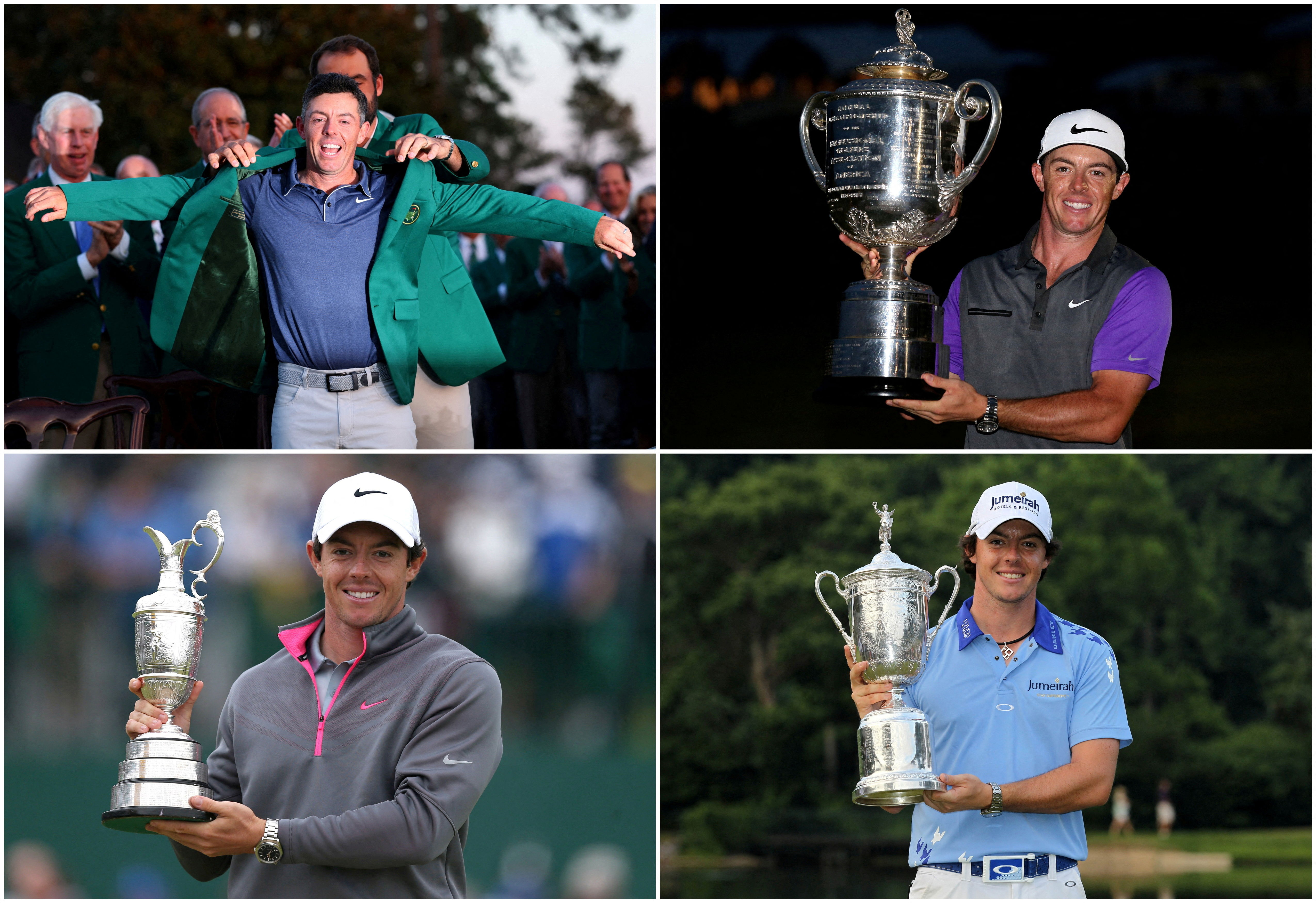 Rory McIlroy completes the career grand slam