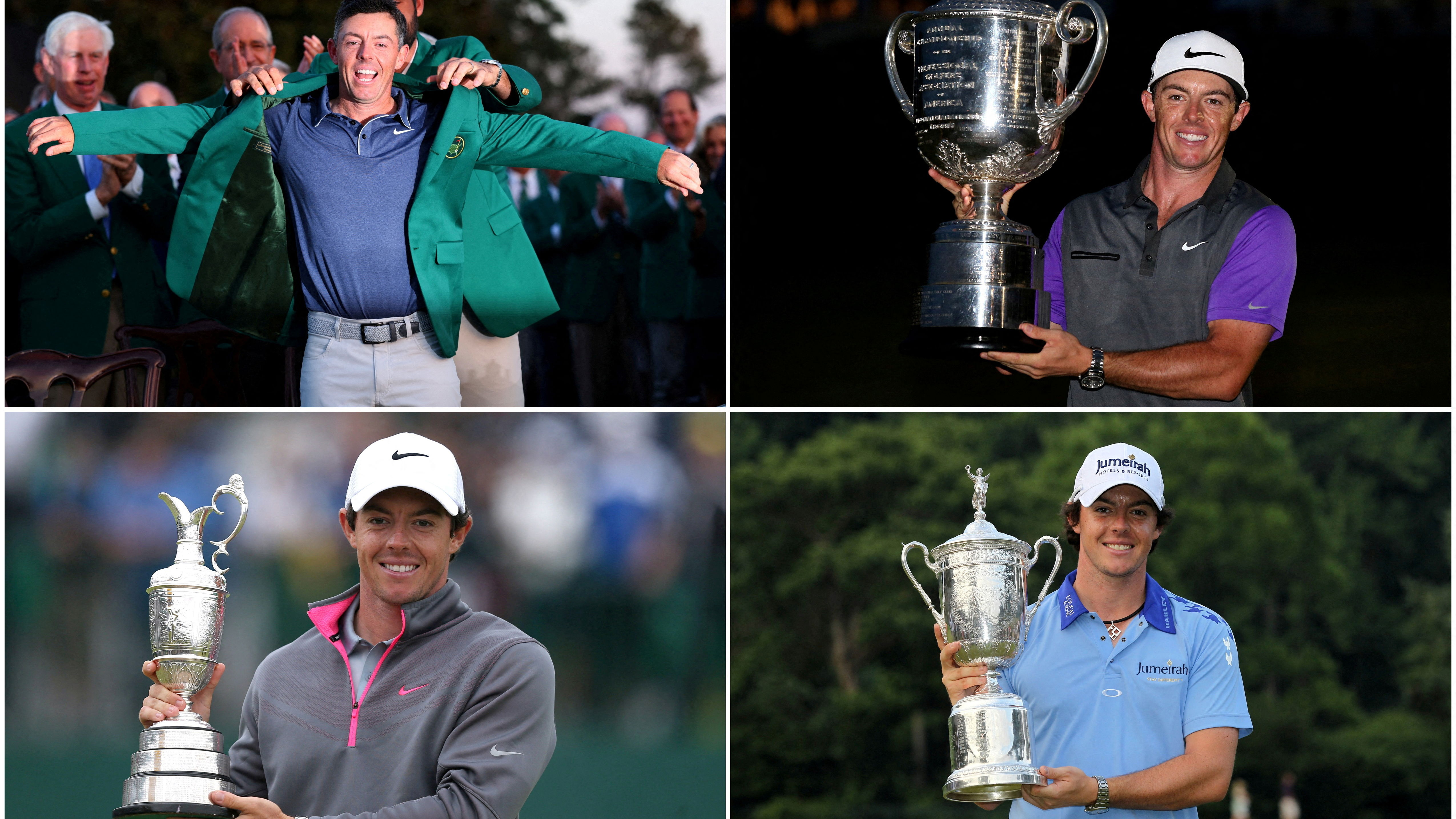 Rory McIlroy completes the career grand slam