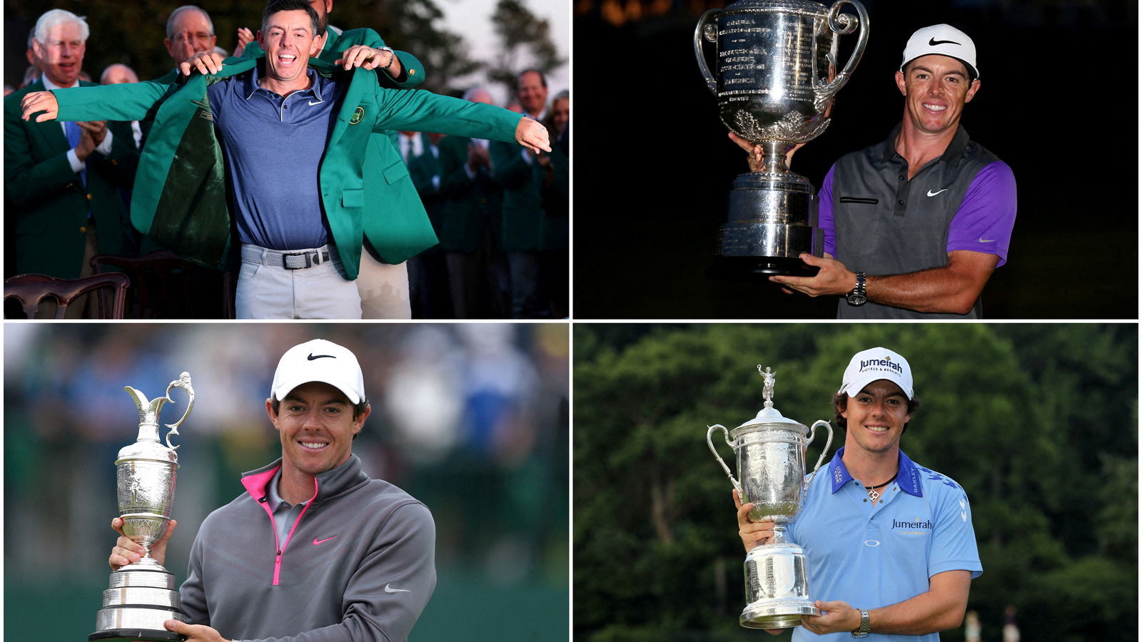 Rory McIlroy completes the career grand slam