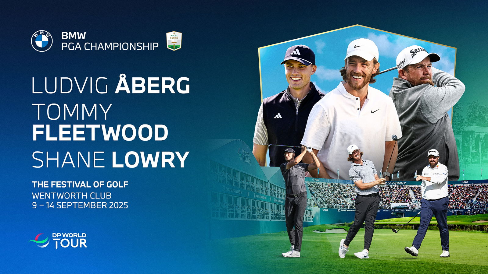 Aberg, Fleetwood, Lowry commit to BMW PGA