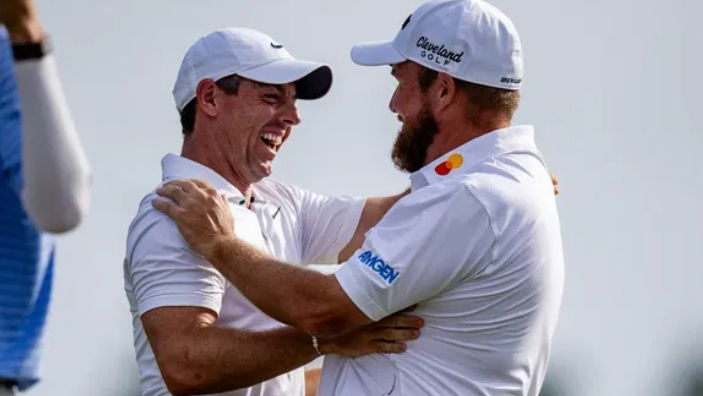 McIlroy with Lowry 