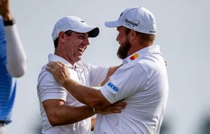 McIlroy with Lowry 