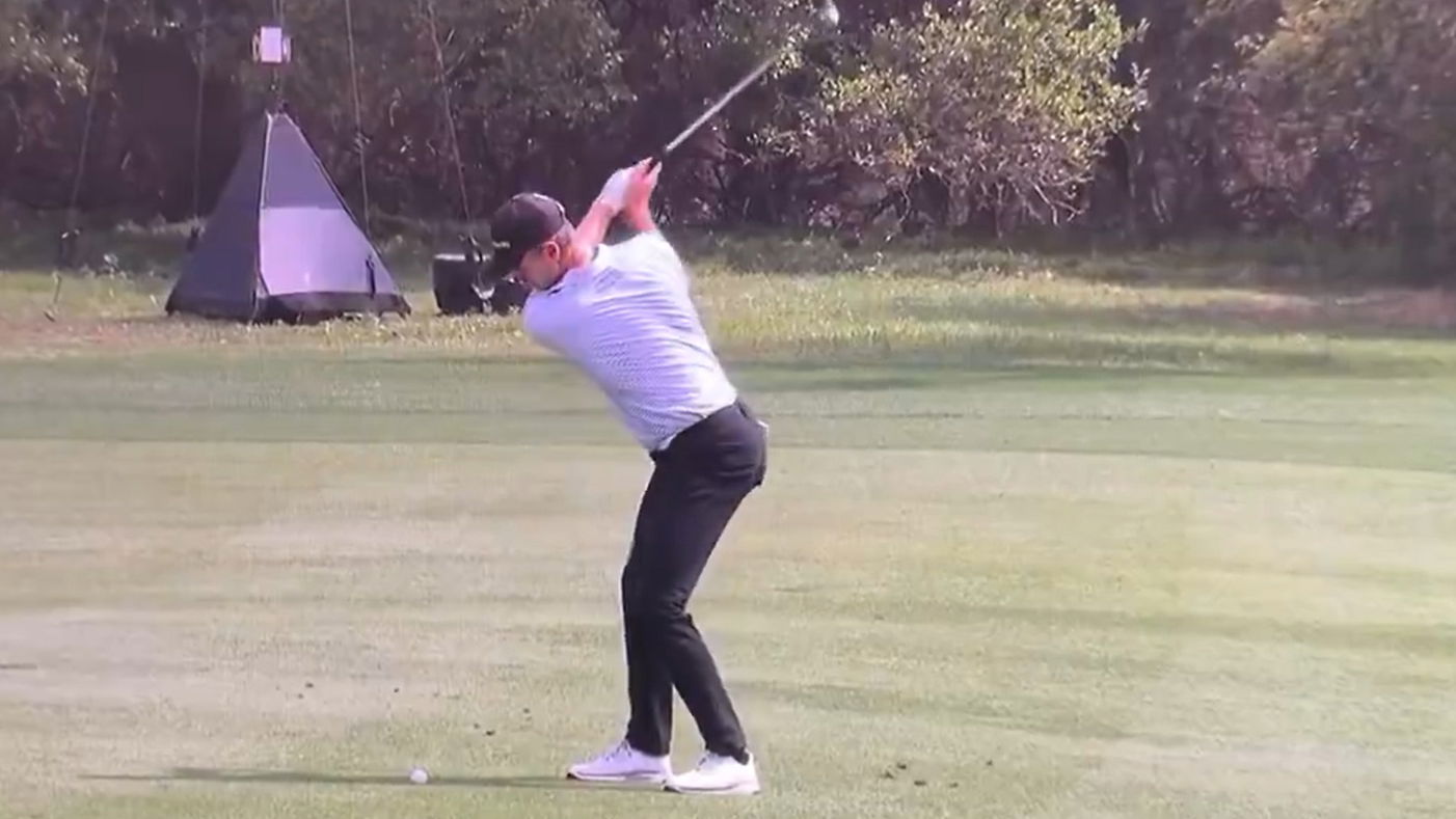 Justin Rose hit a brutal shank on Thursday