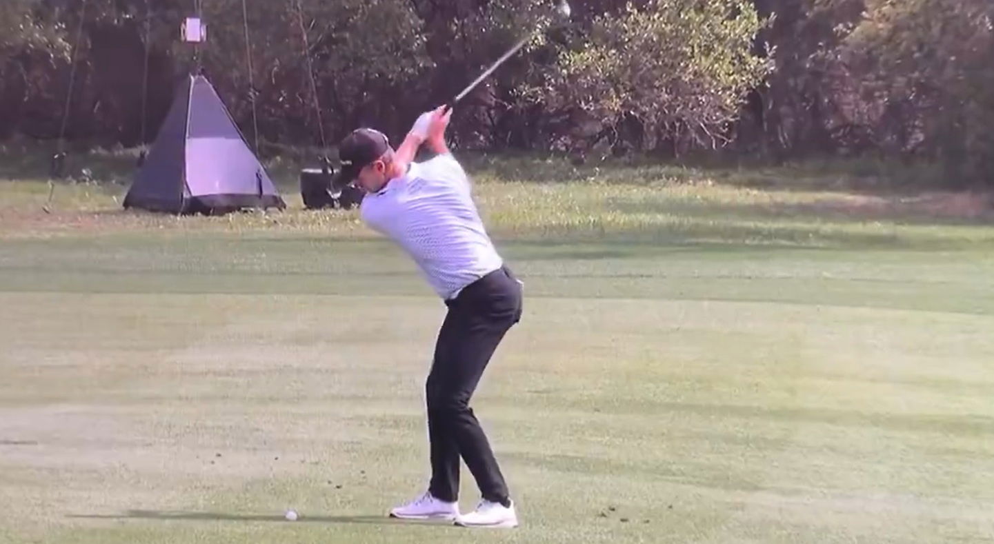 Justin Rose hit a brutal shank on Thursday