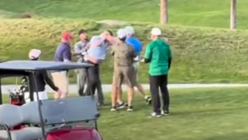 Fist fight breaks out after The Masters