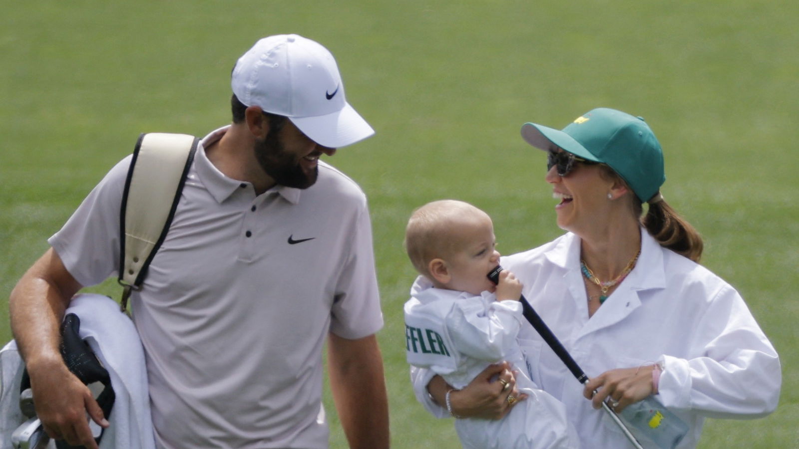 Scottie Scheffler and his wife