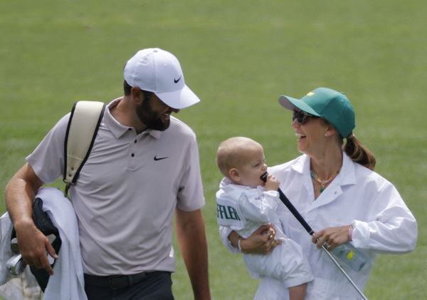 Scottie Scheffler and his wife