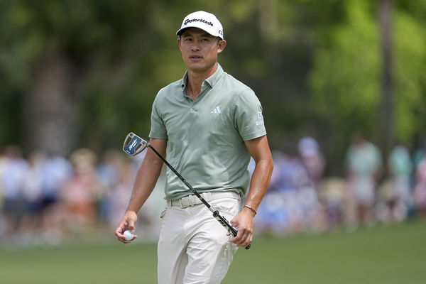 Collin Morikawa with TaylorMade Spider Tour V putter