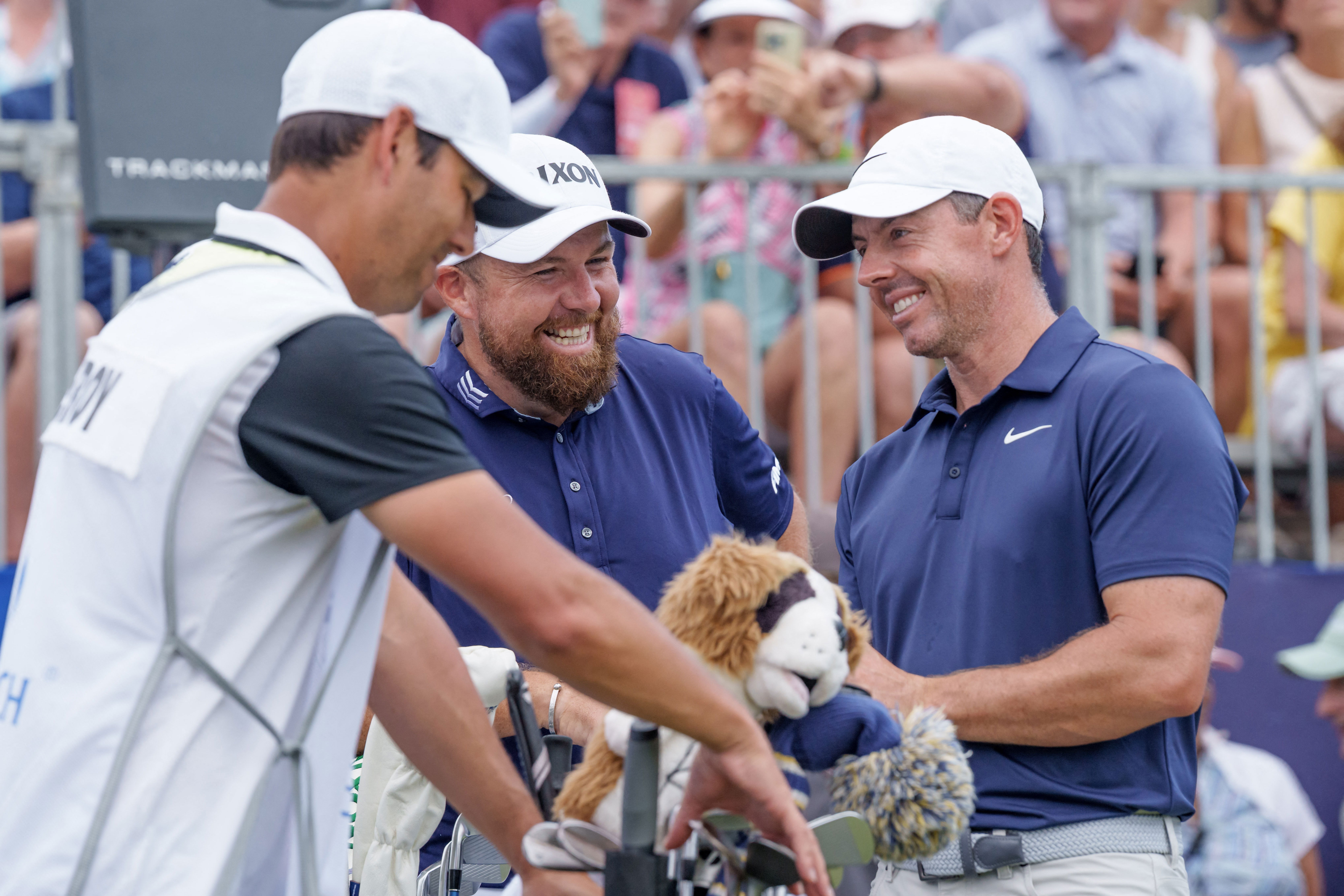 Rory McIlroy with his caddie Harry Diamond
