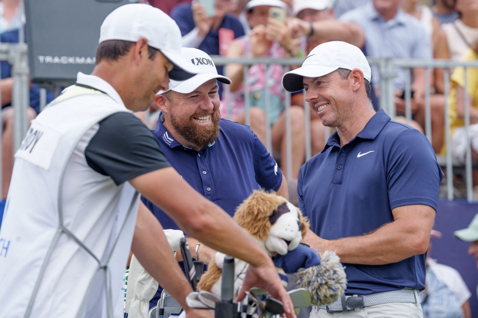McIlroy, his caddie and Lowry