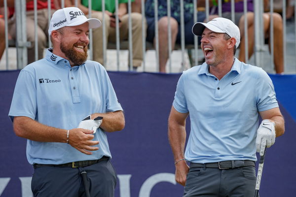 Lowry with his good pal McIlroy