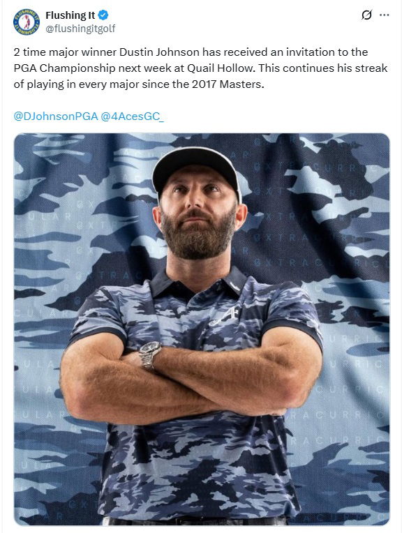 Dustin Johnson is headed to the PGA