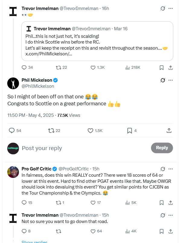 Mickelson admits he got things wrong
