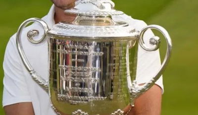 The Wanamaker Trophy at the PGA 