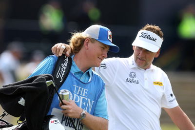 Ian Poulter and son Luke