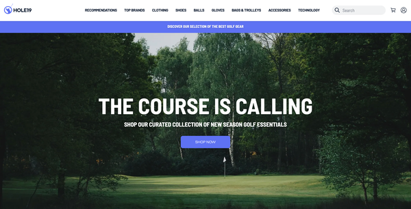 The Hole19 Shop