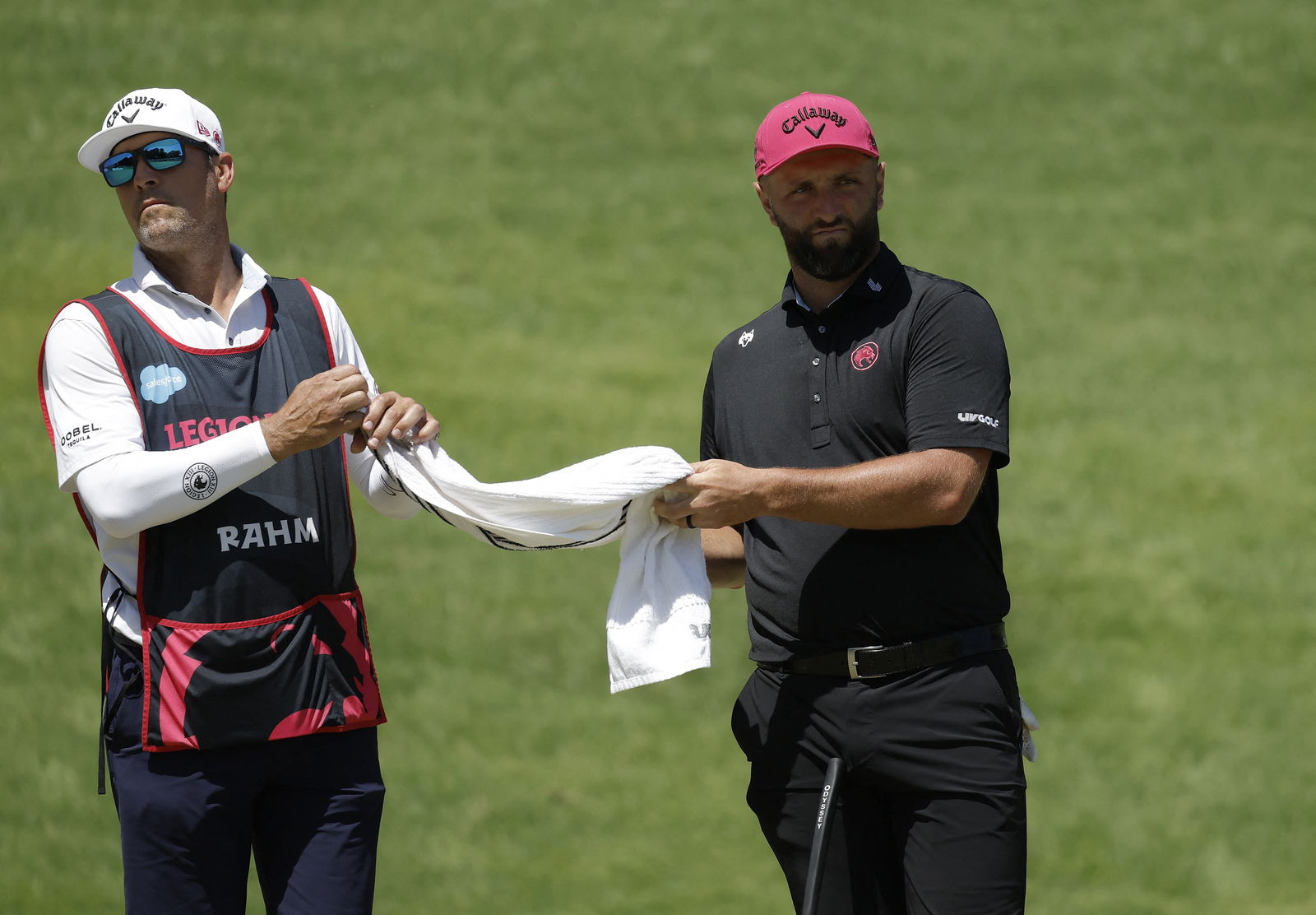 Adam Hayes with Jon Rahm