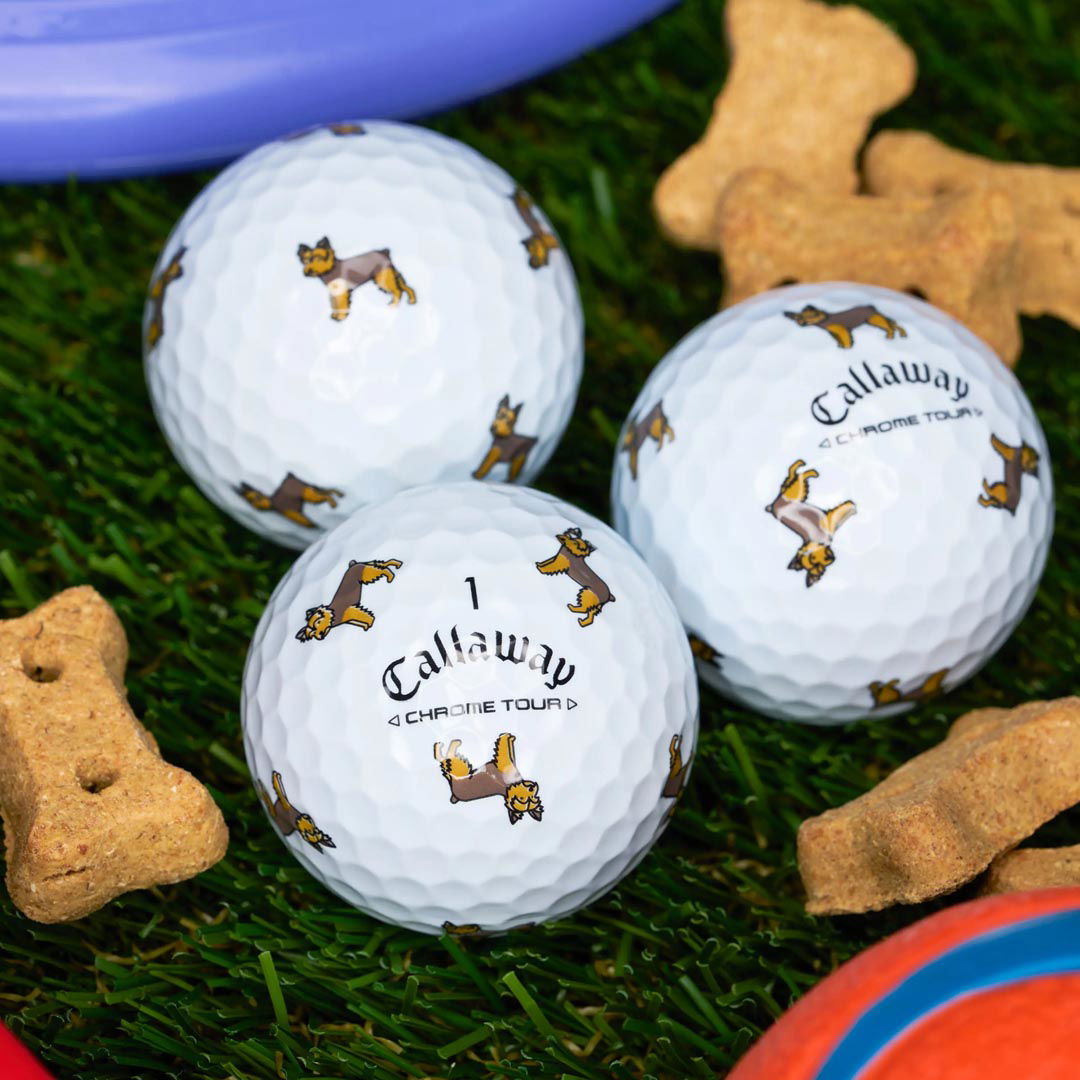 Callaway Dog Month Chrome Tour Balls