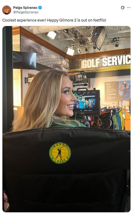 Paige Spiranac [X/Twitter]
