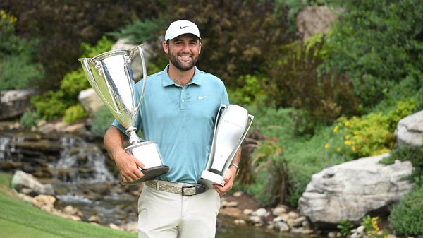 Scottie Scheffler after winning last week's BMW Championship