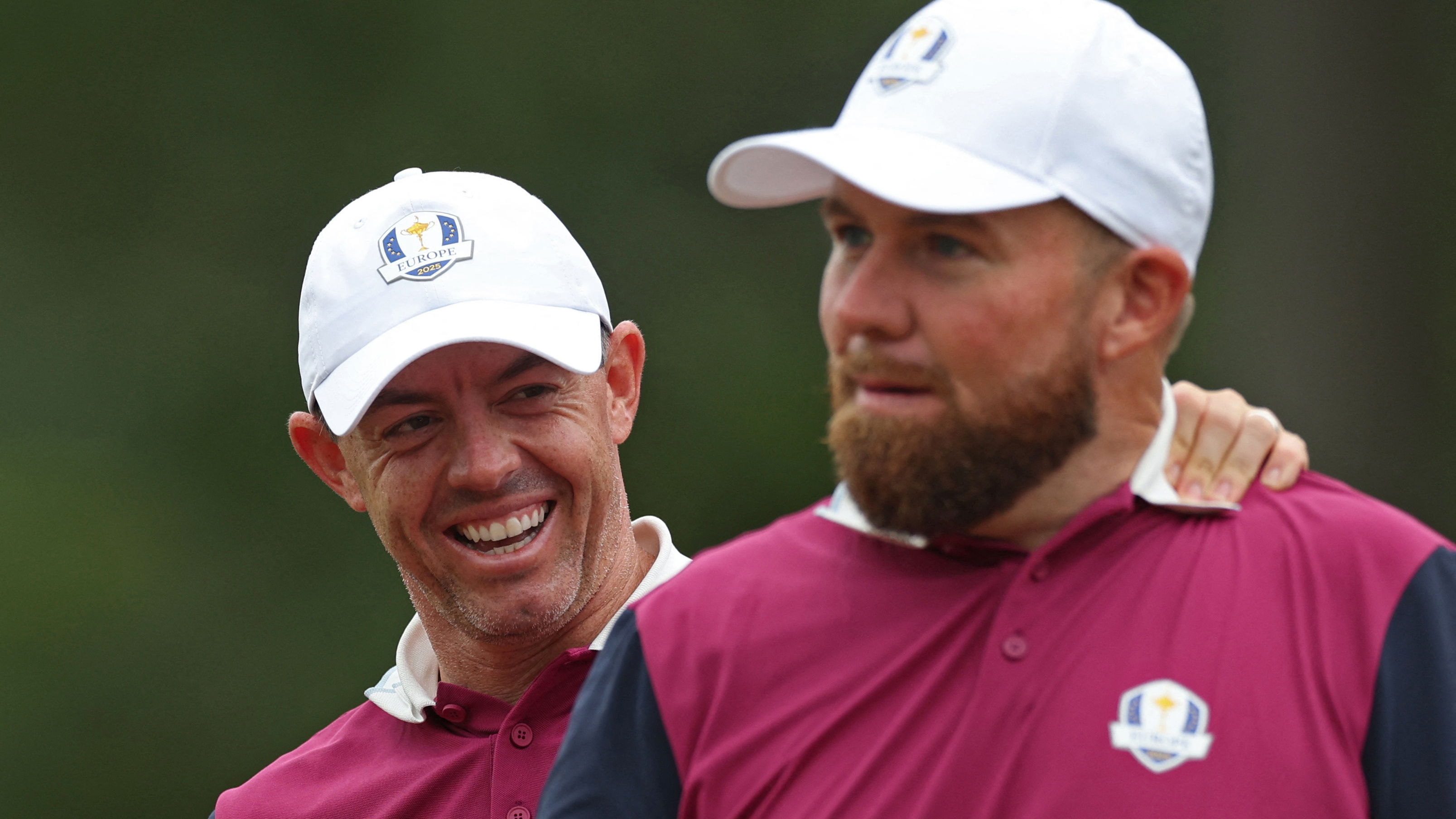 Rory McIlroy with Shane Lowry