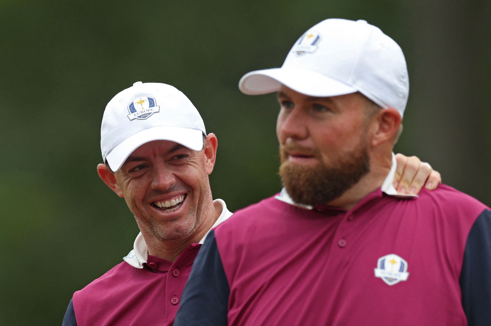 Rory McIlroy with Shane Lowry