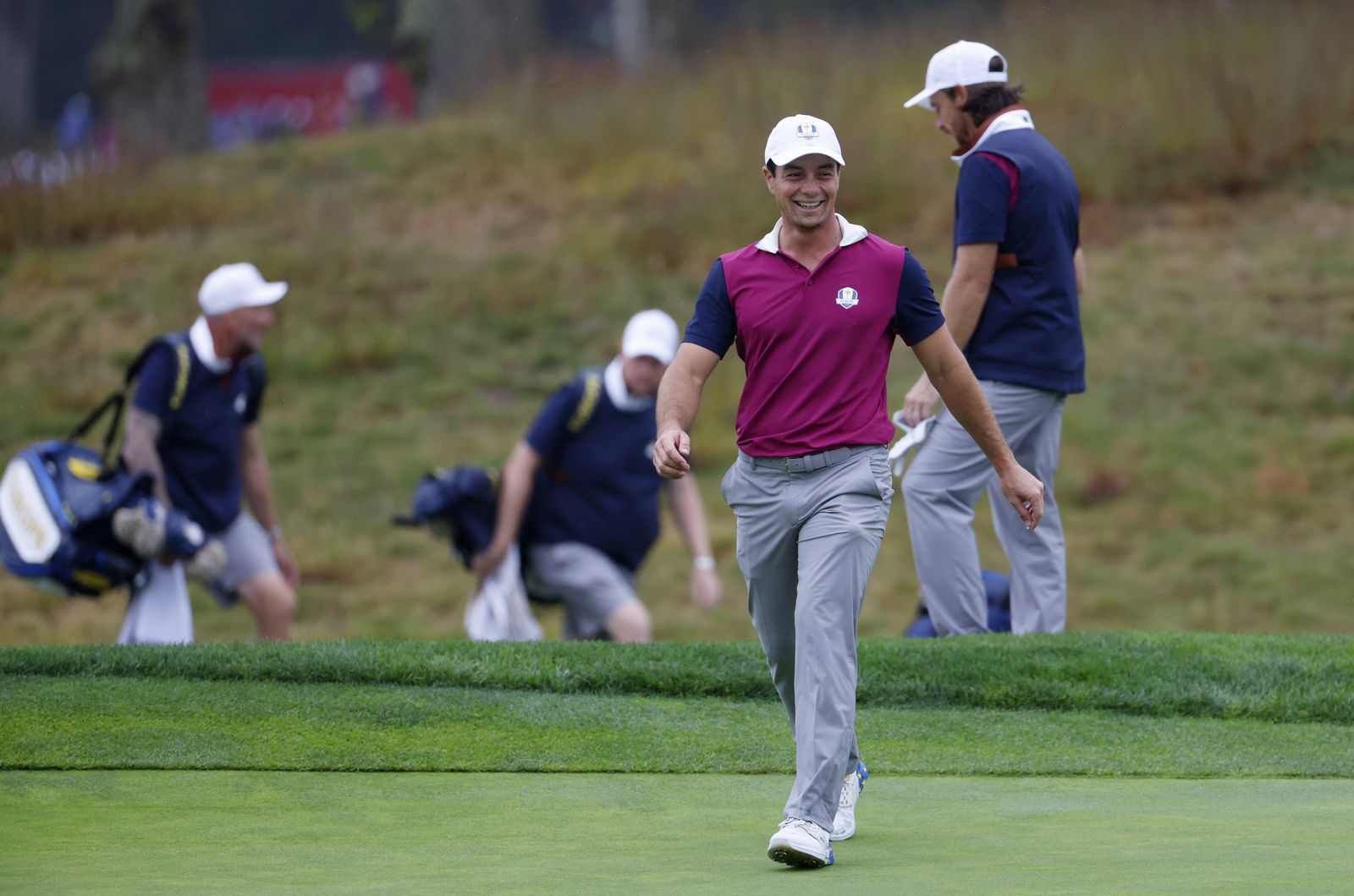 Hovland is happy with his game 