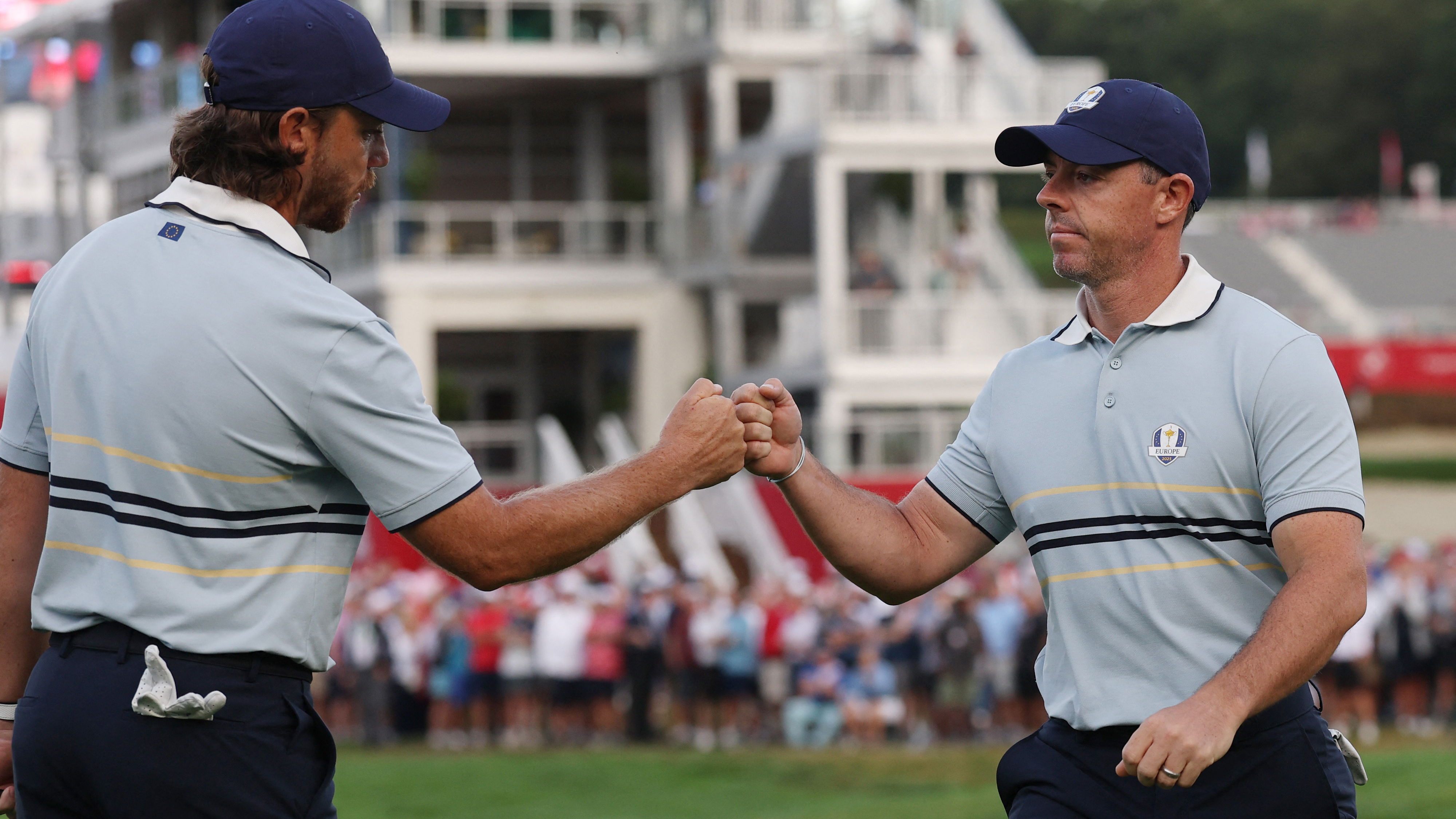 Tommy Fleetwood and Rory McIlroy