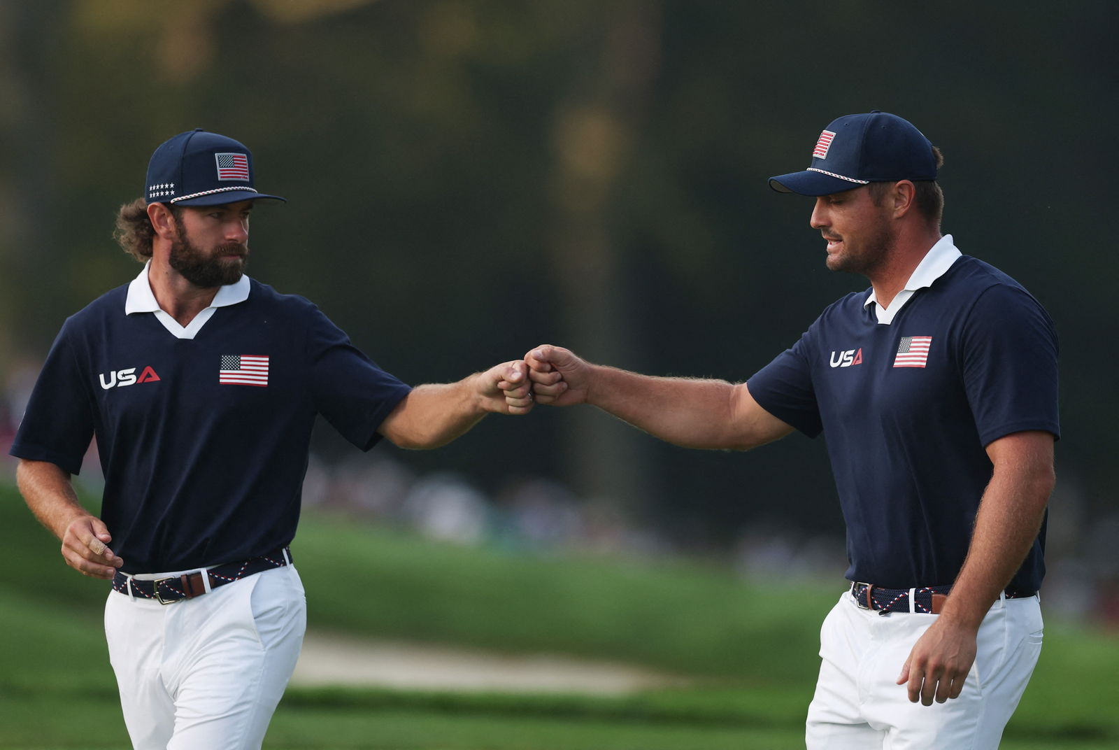 Bryson DeChambeau and Cameron Young