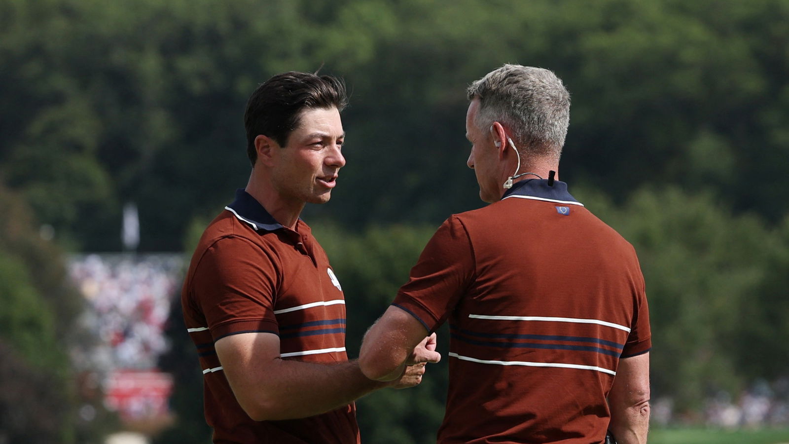 Viktor Hovland and Luke Donald