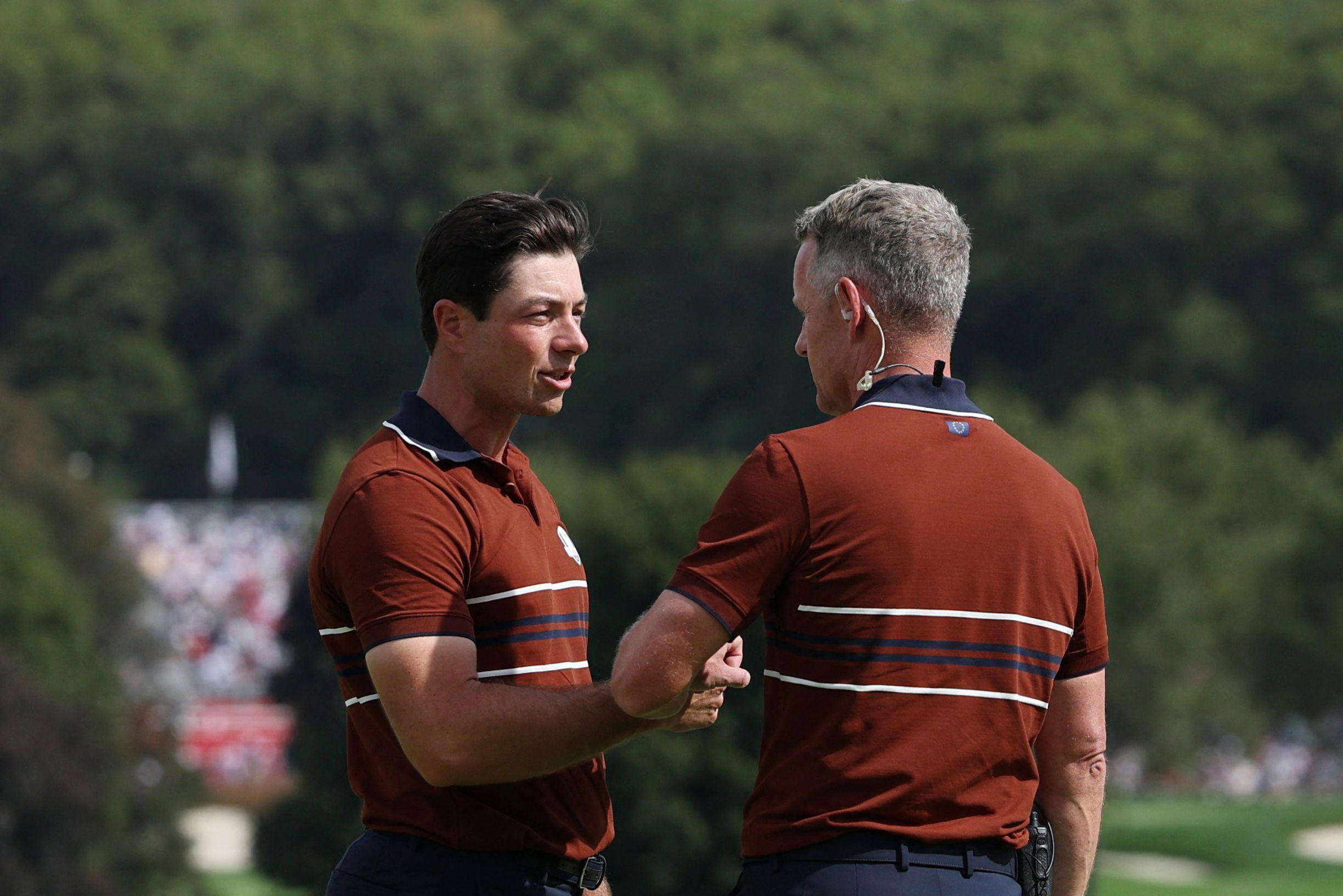Viktor Hovland and Luke Donald