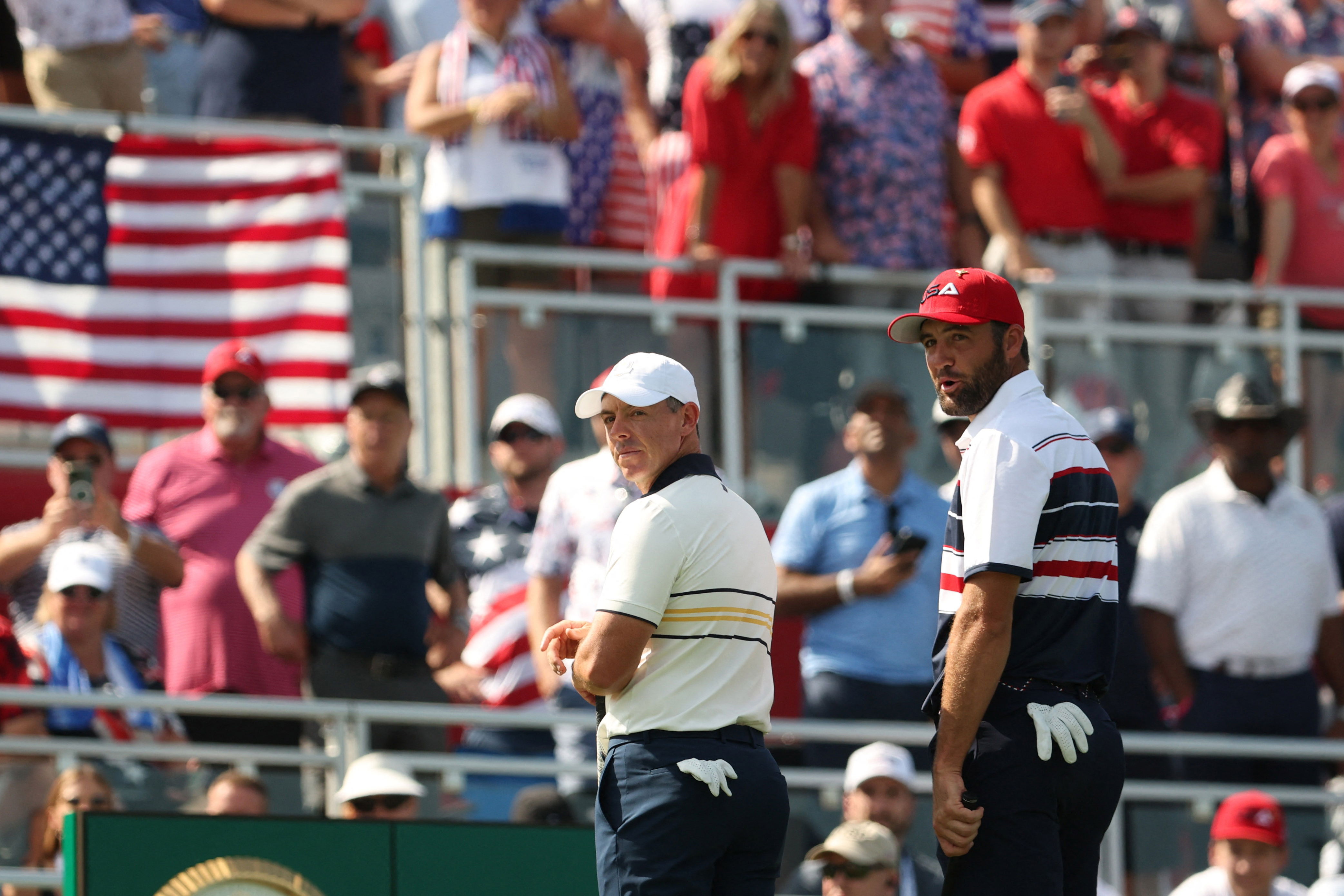 Scottie Scheffler and Rory McIlroy