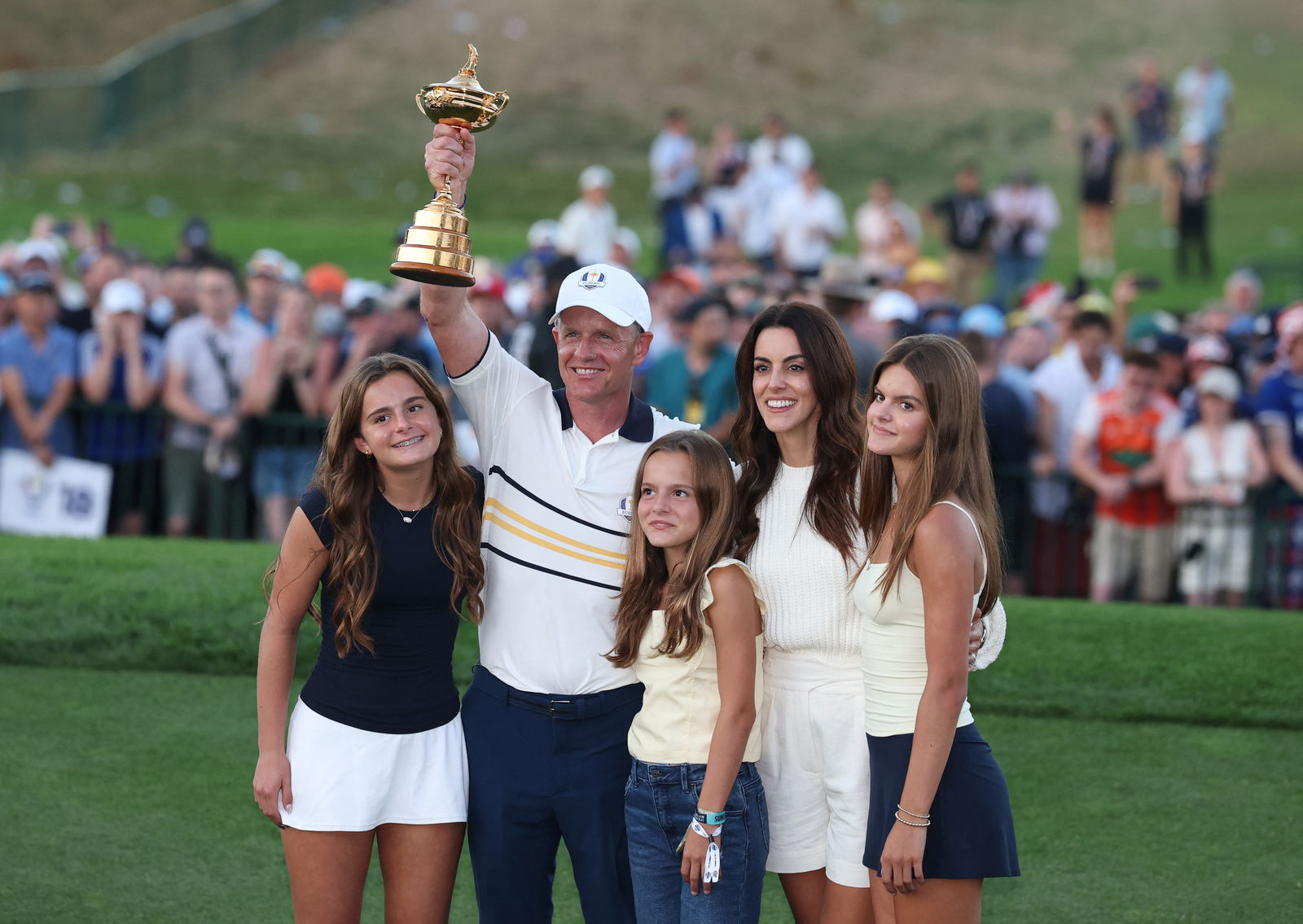 Donald with his family