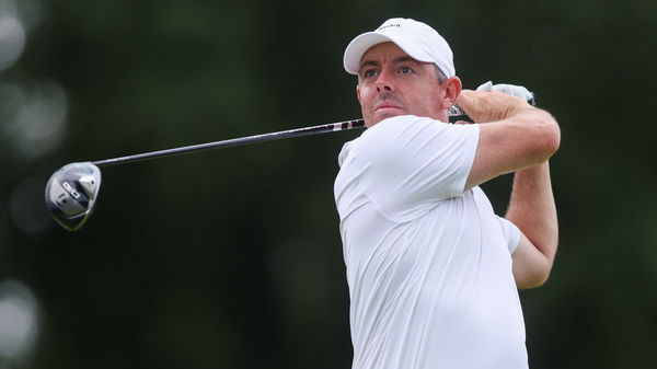 Rory McIlroy tees off at the Irish Open with his TaylorMade Qi10 driver