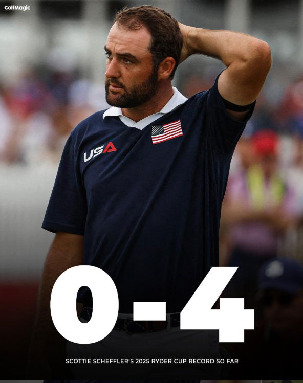 Scheffler has had a week to forget