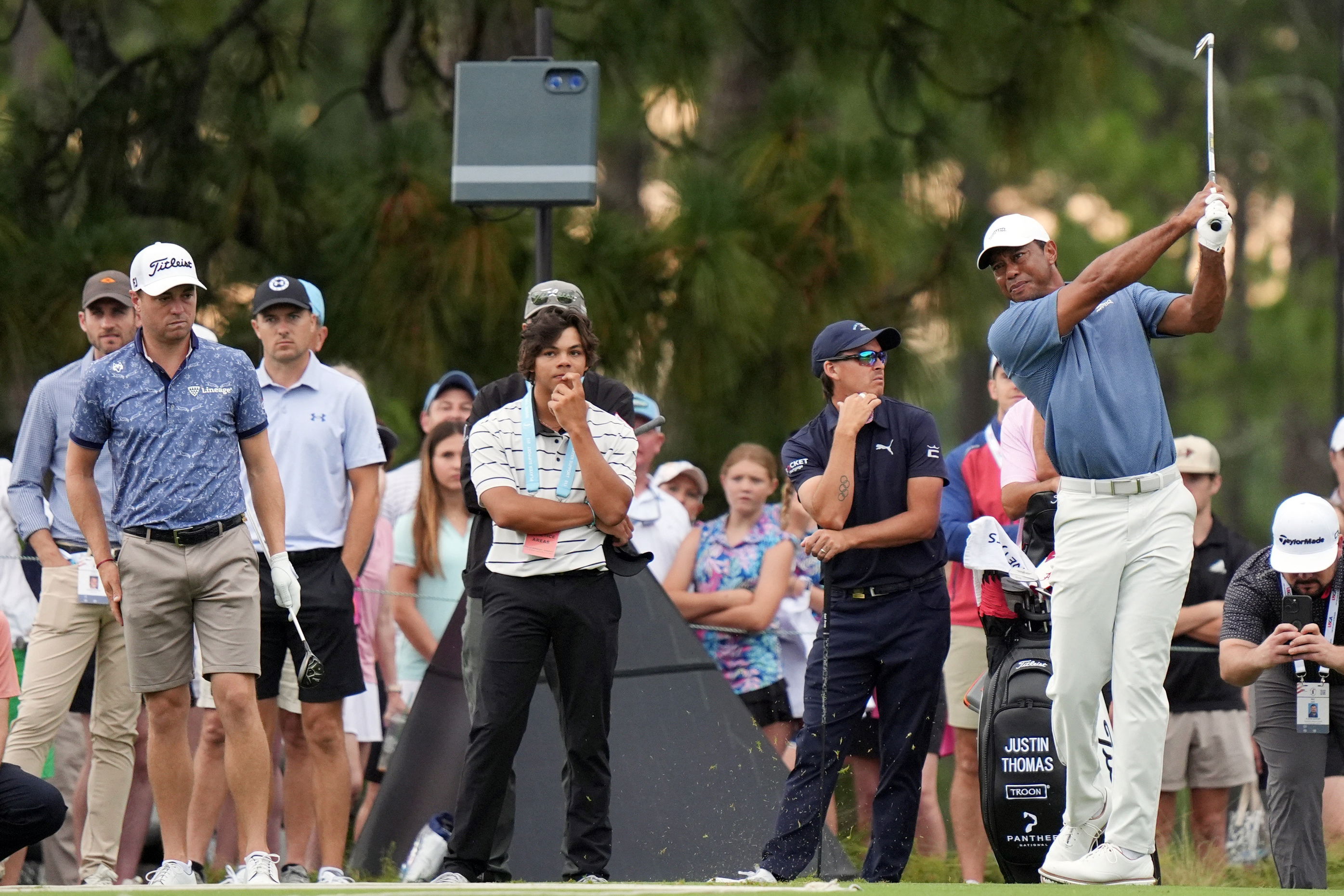 Tiger Woods and Charlie Woods are unlikely to feature at the PNC Championship