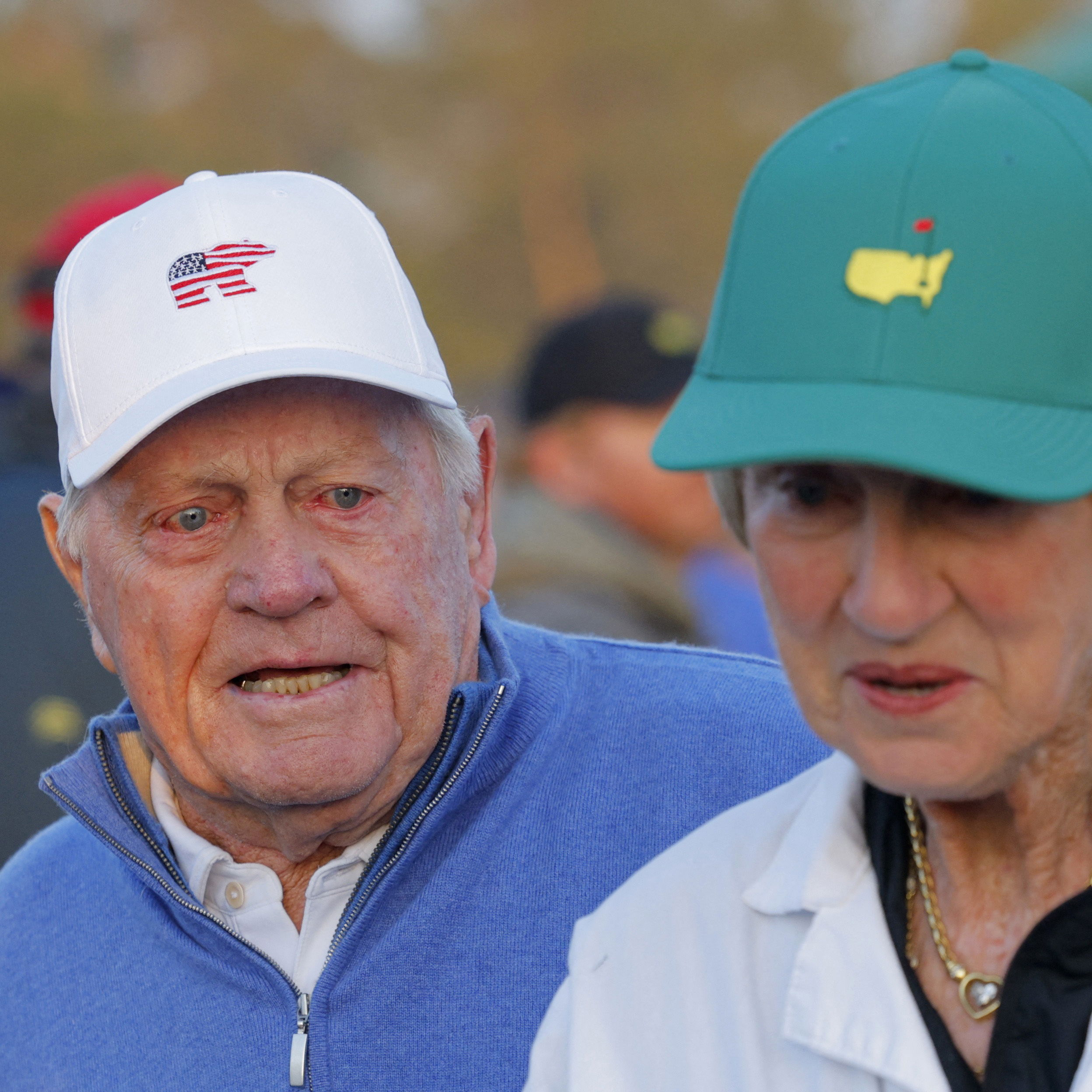 Jack Nicklaus and his wife Barbara