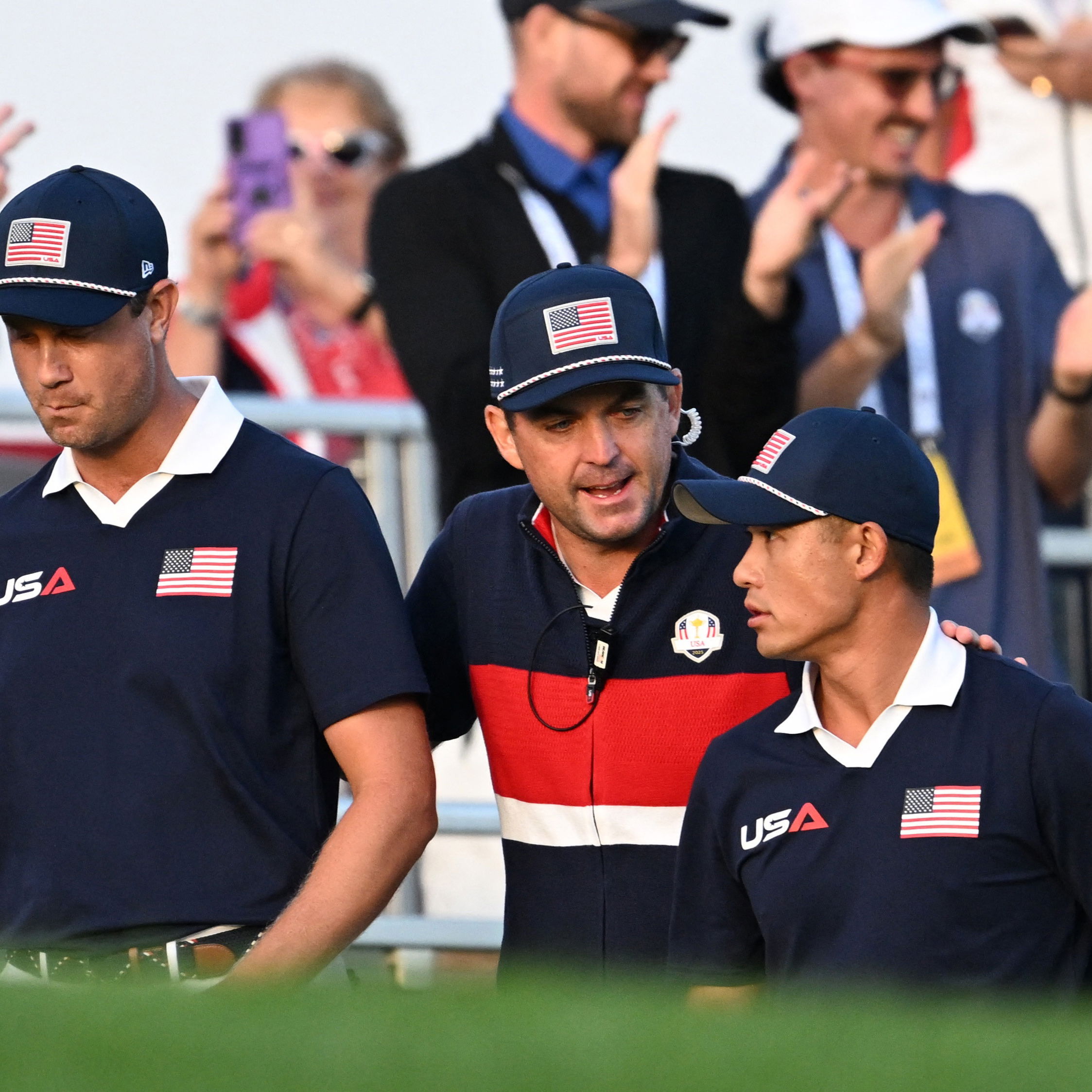 Harris English, Keegan Bradley, Collin Morikawa