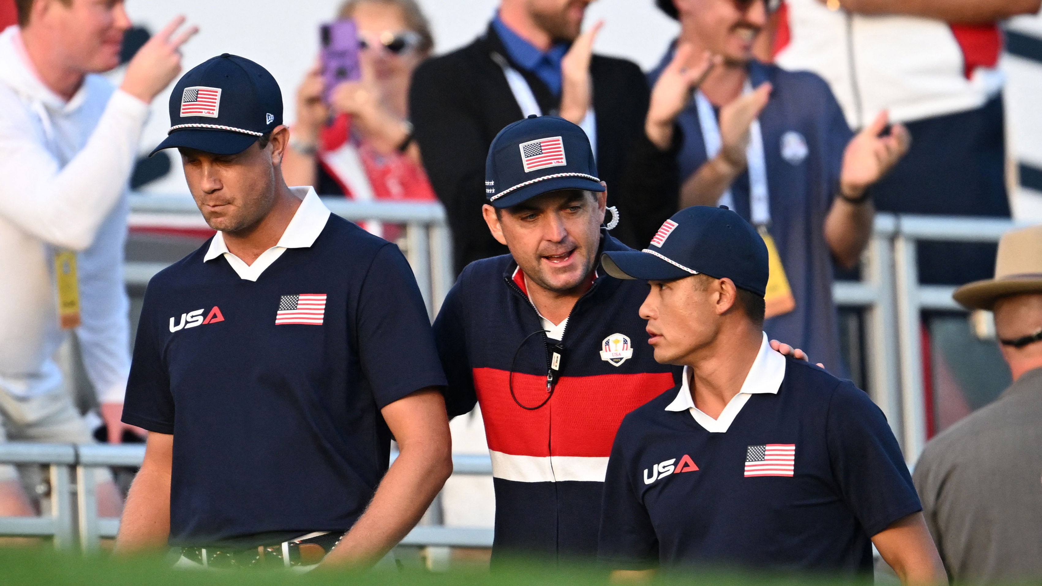 Harris English, Keegan Bradley, Collin Morikawa