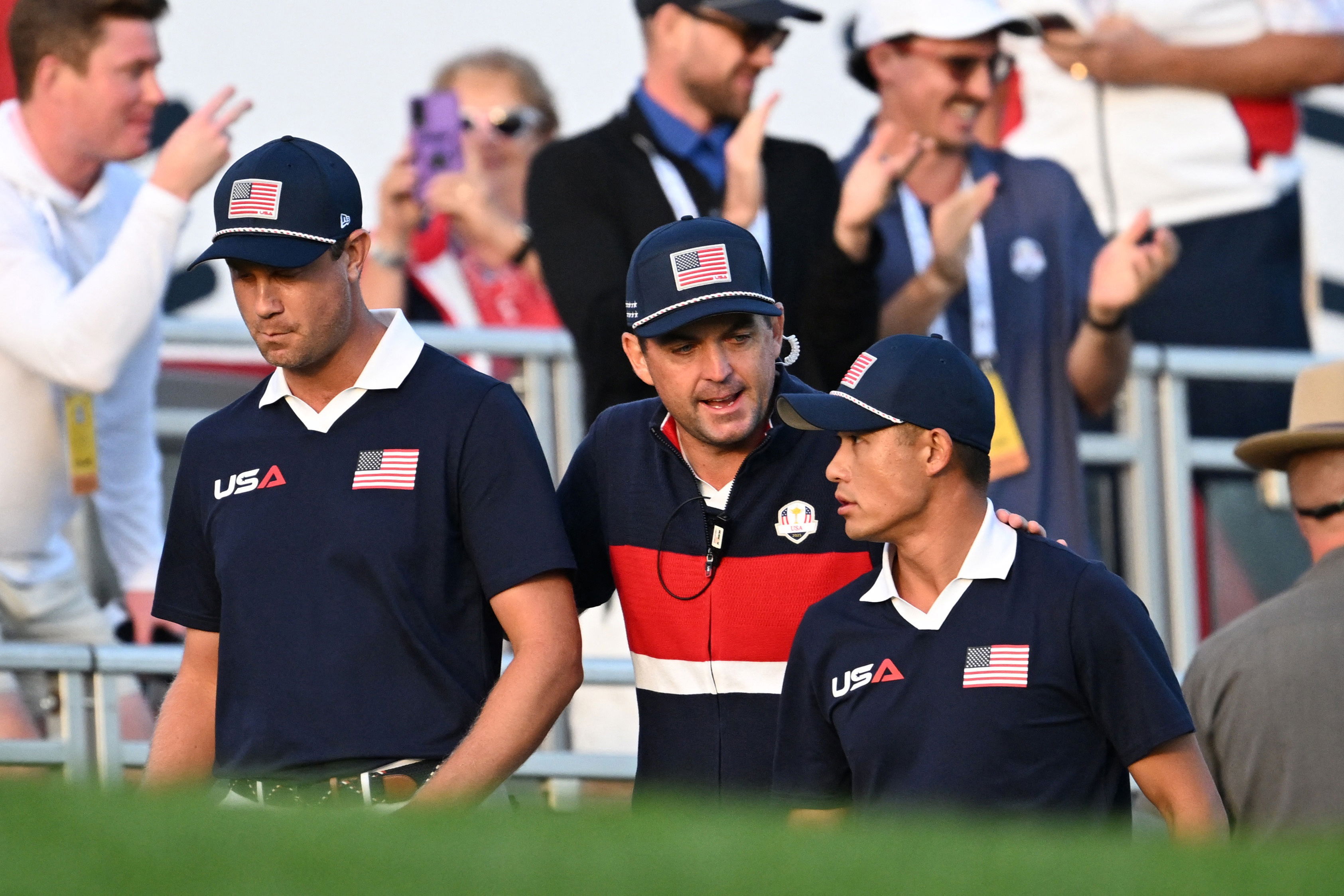 Harris English, Keegan Bradley, Collin Morikawa