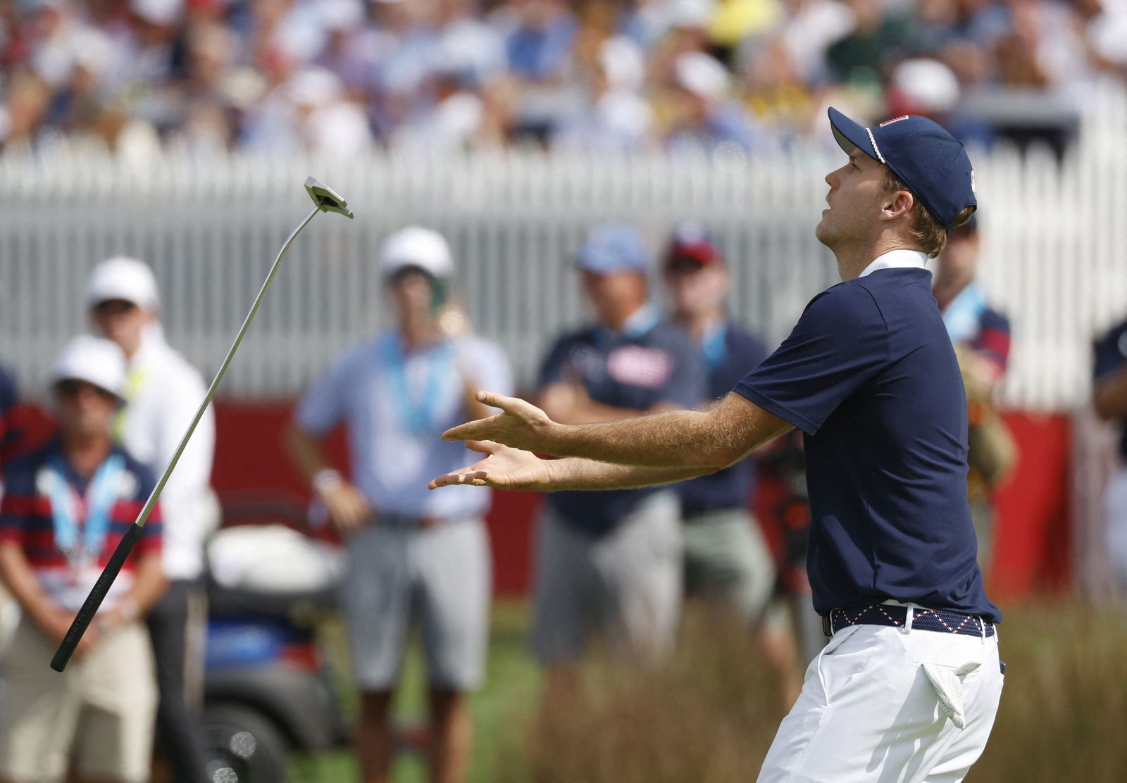 Henley was left to rue a cold putter in the foursomes