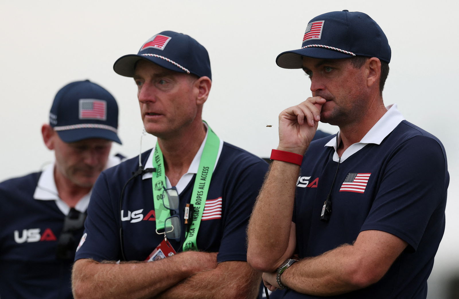 Furyk alongside Bradley at Bethpage