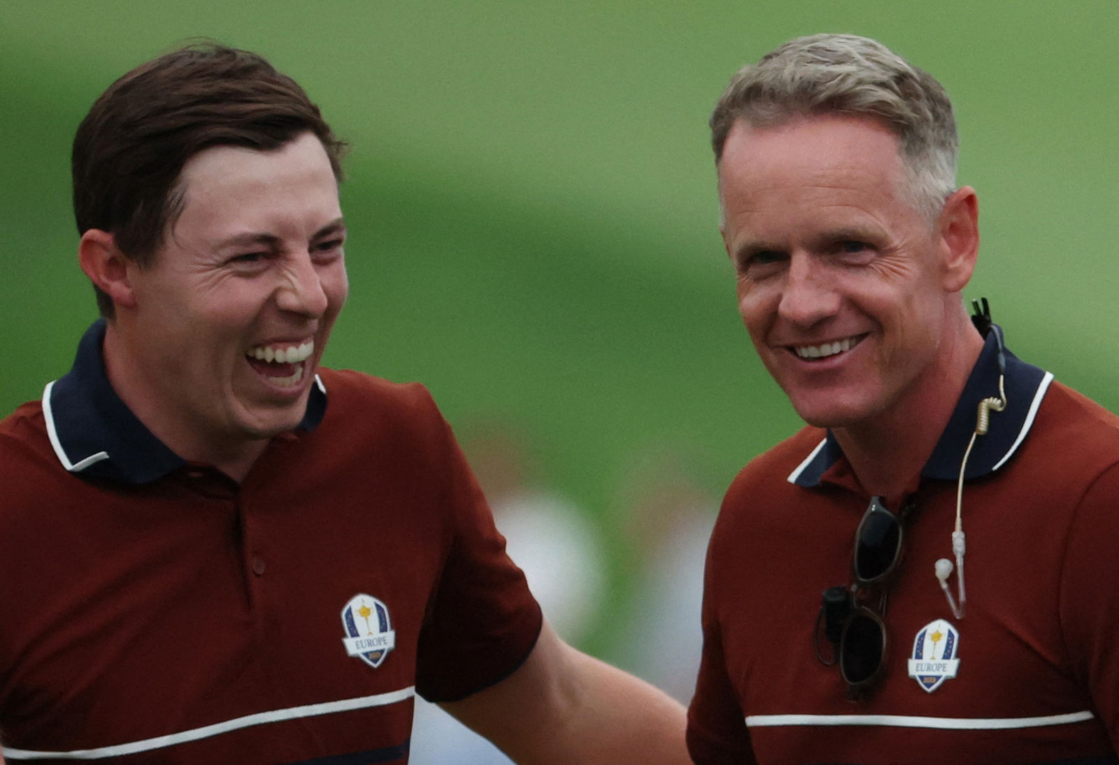 Fitzpatrick with Donald at Bethpage