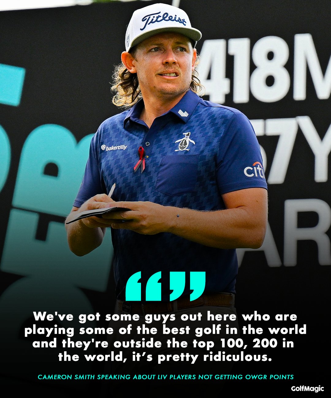 Cameron Smith believes LIV Golf deserves to have OWGR points