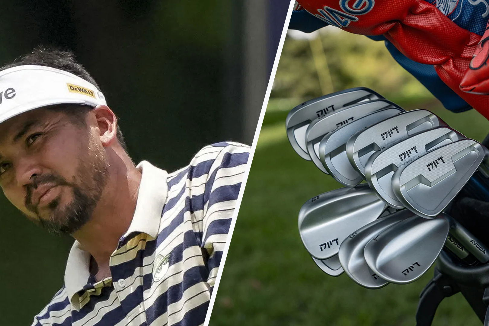 Jason Day's New Avoda Irons. Image: Reuters/Avoda Golf